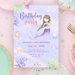 Invitación Fiesta de cumpleaños del Chica Sirviente