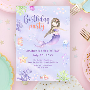 Invitación Fiesta de cumpleaños del Chica Sirviente