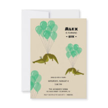 Fiesta de cumpleaños del cocodrilo