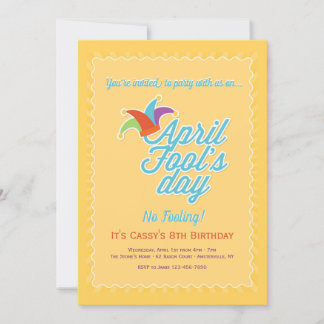Invitación Fiesta de cumpleaños del Día de los Inocentes