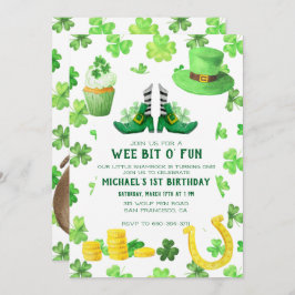 Invitación Fiesta de cumpleaños del Día de San Patricio