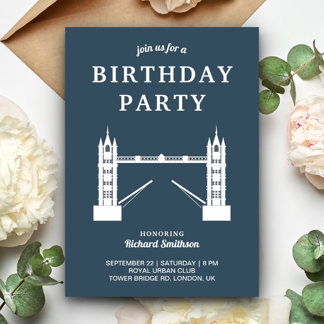 Invitación Fiesta de cumpleaños del emblemático Puente de la  (Subido por el creador)