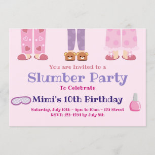Invitación Fiesta de cumpleaños del Fiesta de la madera, Slee