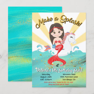 Invitación Fiesta de cumpleaños del Fiesta del grupo de sirvi