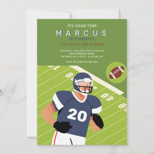 Invitación Fiesta de cumpleaños del fútbol