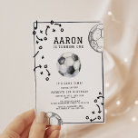 Invitación Fiesta de cumpleaños del fútbol<br><div class="desc">Invitación a la fiesta de cumpleaños del fútbol</div>