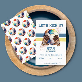 Invitación Fiesta de cumpleaños del Guay Boys Sports Soccer