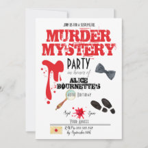 Fiesta de cumpleaños del misterio del asesinato