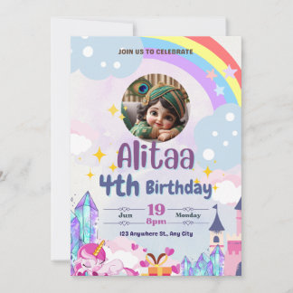 Invitación Fiesta de cumpleaños del niño