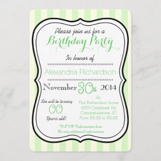 Invitación Fiesta de cumpleaños del oso kawaii