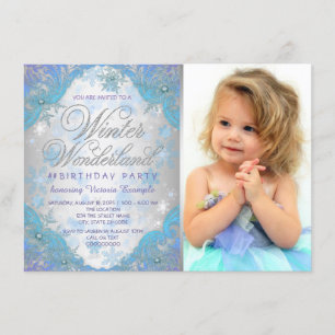 Invitación Fiesta de cumpleaños del país de las maravillas de