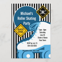 Invitación Fiesta de cumpleaños del patinaje sobre ruedas del