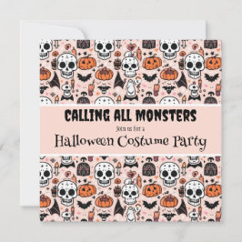 Invitación Fiesta de cumpleaños del Personalizado Rosa Hallow