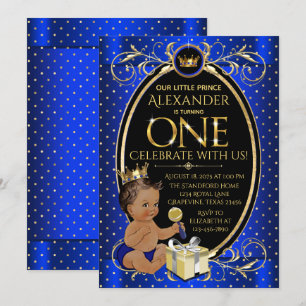 Invitación Fiesta de cumpleaños del Príncipe Étnico Primero