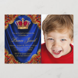 Invitación Fiesta de cumpleaños del Príncipe Real