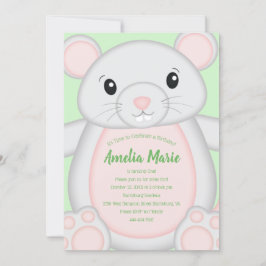 Invitación Fiesta de cumpleaños del ratón