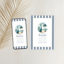 Fiesta de cumpleaños del Retro Coastal Beach Club