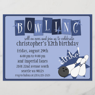 Invitación Fiesta de cumpleaños del Royal Blue Totalmente Ret