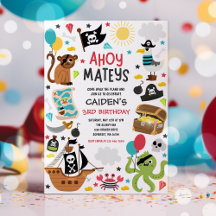 Fiesta de cumpleaños del Tesoro de Barcos Piratas