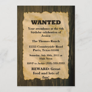 Invitación Fiesta de cumpleaños deseada