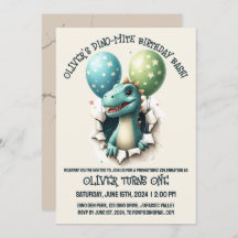 Fiesta de cumpleaños Dino-Mite