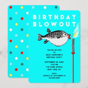 Invitación Fiesta de cumpleaños divertida