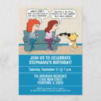 Fiesta de cumpleaños divertida del perro de la