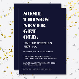 Invitación Fiesta de cumpleaños divertida y humorística de az