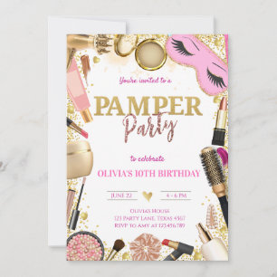 Invitación Fiesta de Cumpleaños Divertida y Mimosa