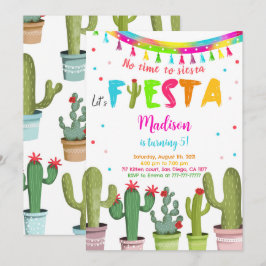 Invitación Fiesta de cumpleaños editable