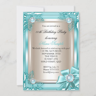 Invitación Fiesta de Cumpleaños Elegante de Élite Arco de Tea