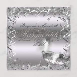 Invitación Fiesta de cumpleaños elegante de la bola de la