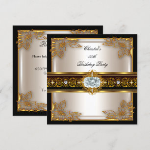 Invitación Fiesta de cumpleaños elegante de la élite de la cr