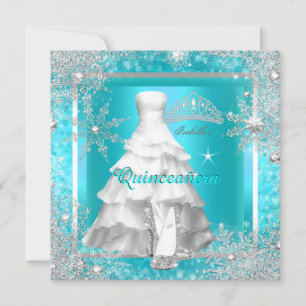 Invitación Fiesta de cumpleaños elegante Quinceanera Elite Ve