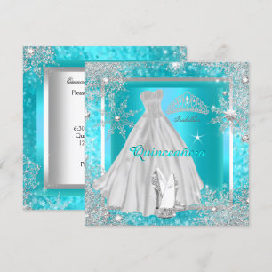 Invitación Fiesta de cumpleaños elegante Quinceanera Elite Ve