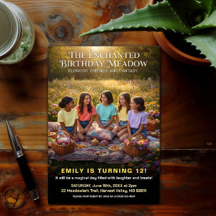 Invitación Fiesta de Cumpleaños en el Prado Encantado