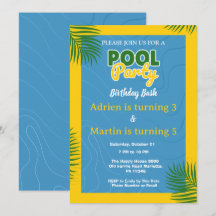 Fiesta de Cumpleaños en la Piscina Cool