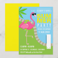 Fiesta de Cumpleaños en la Piscina Flamenco Rosa G