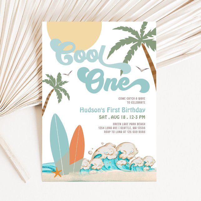 Invitación Fiesta de Cumpleaños en la Playa del Chico Surfist (Subido por el creador)