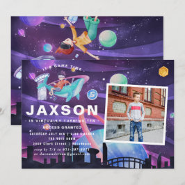 Invitación Fiesta de Cumpleaños en Realidad Virtual | Foto