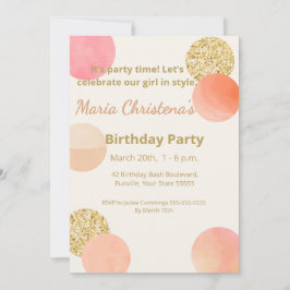 Invitación Fiesta de Cumpleaños Fantasías y Deseos