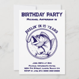 Invitación Fiesta de Cumpleaños-Fish