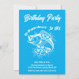 Invitación Fiesta de Cumpleaños-Fish