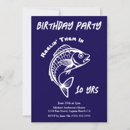 Invitación Fiesta de Cumpleaños-Fish
