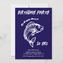 Invitación Fiesta de Cumpleaños-Fish