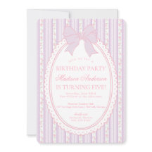Fiesta de Cumpleaños Floral Antiguo Morado Pastel