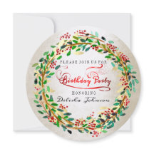 Fiesta de cumpleaños Floral Elegante Marfil Oro Ve