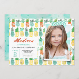 Invitación Fiesta de cumpleaños | Fruta de la piña | Invitaci