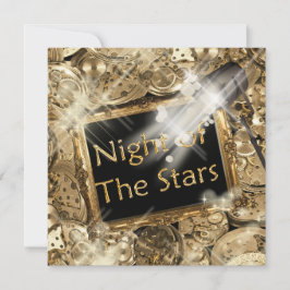 Invitación Fiesta de cumpleaños glamour de Hollywood