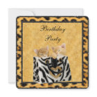 Fiesta de cumpleaños Gold para gatitos y leopardo